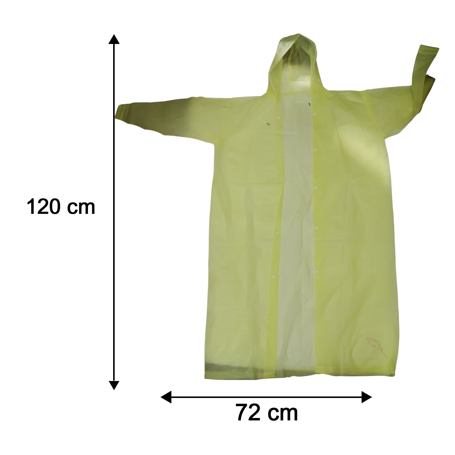Eva Rain Coat  Lightweight Hooded Design For Monsoon