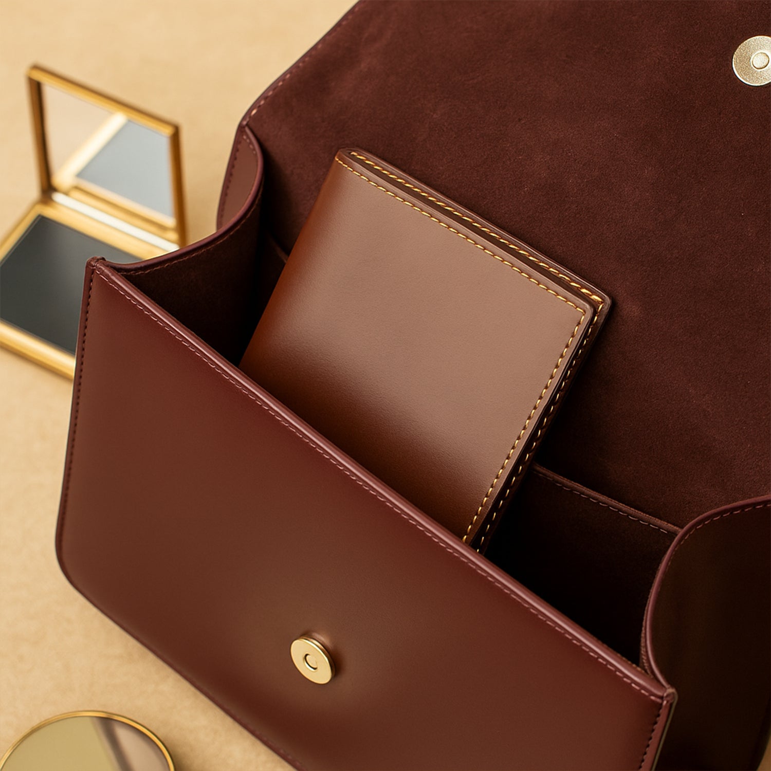 Pu Leather Multipurpose Card Holder  Slim Travel Wallet (1 Pc)
