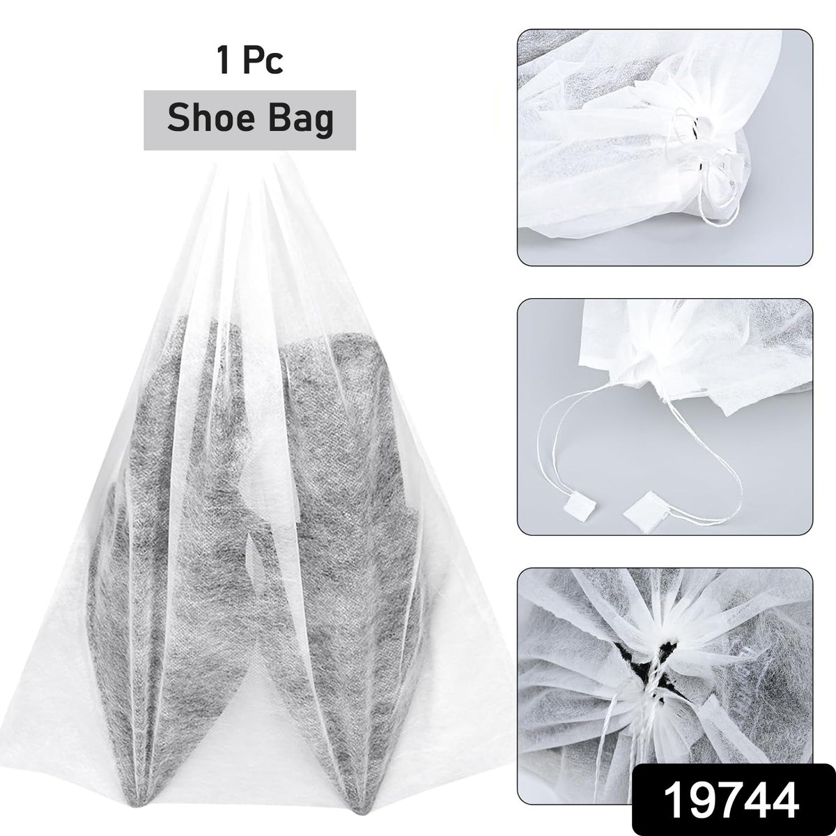 Non-woven Drawstring Shoe Storage Bag (48 X 31 Cm  1 Pc)