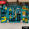 27 Pcs Home Repairing Tool Kit With Hammer Pliers Screwdrivers And Case (1 Set)